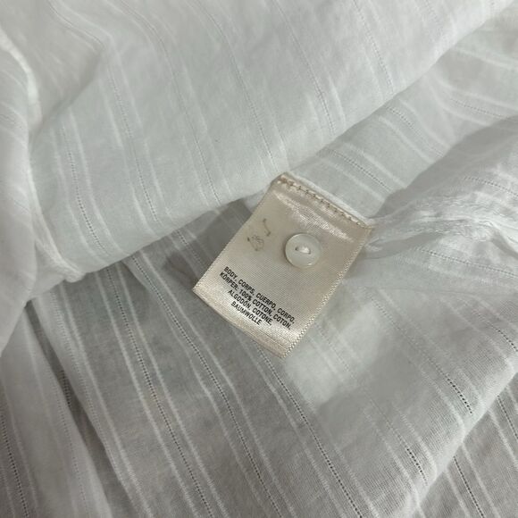 HD In Paris Anthropologie Blair Gauze Empire Babydoll Tunic Top Size 4 - Picture 7 of 11